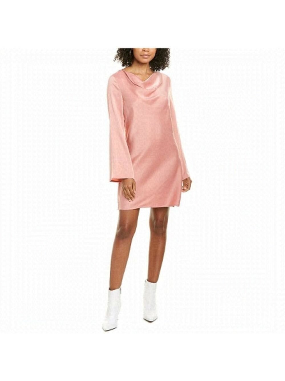 WAYF BNWT "Lexie" Cowl Neck Pink Dress Sz Small